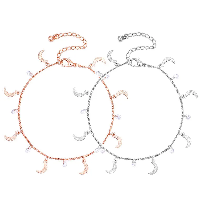Anklets surrounded by eight moons