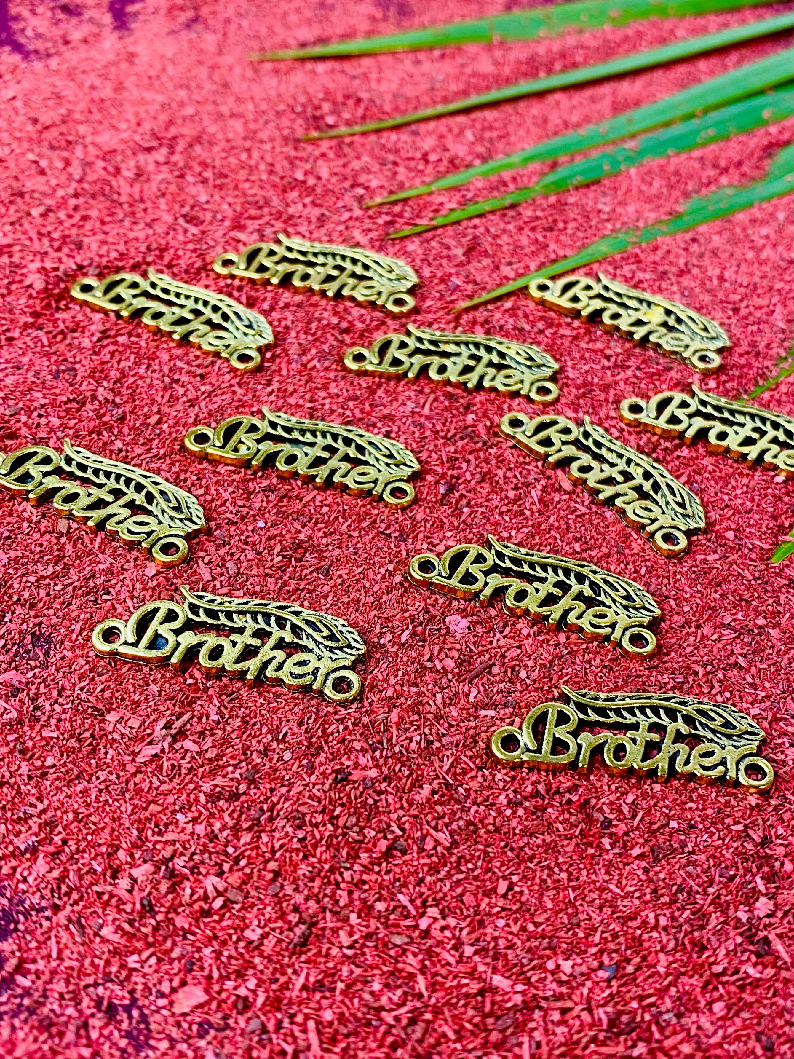 BROTHER Metal Charms - Set of 5