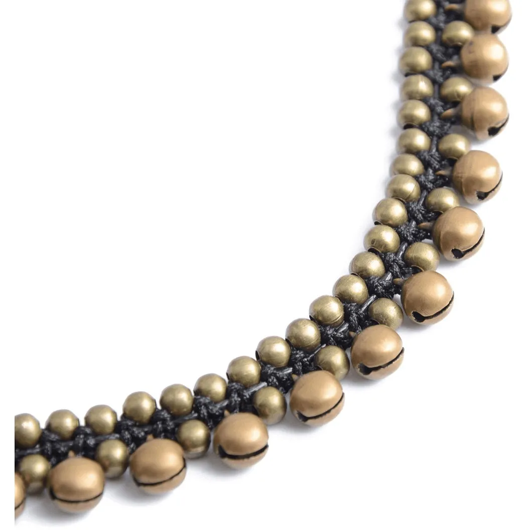 Vintage Brass Jingle Anklet